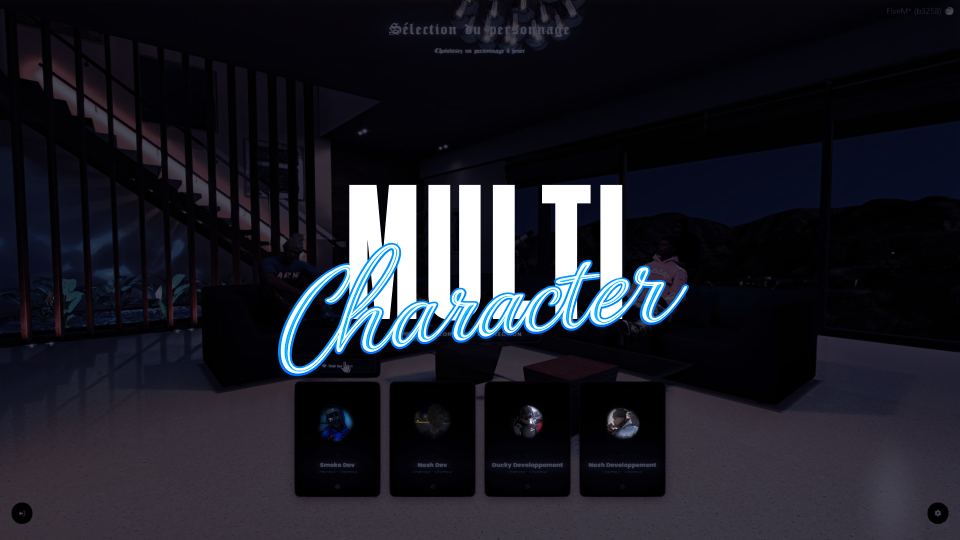 Advanced FiveM Multicharacter Script | ESX, QBCore & QBox