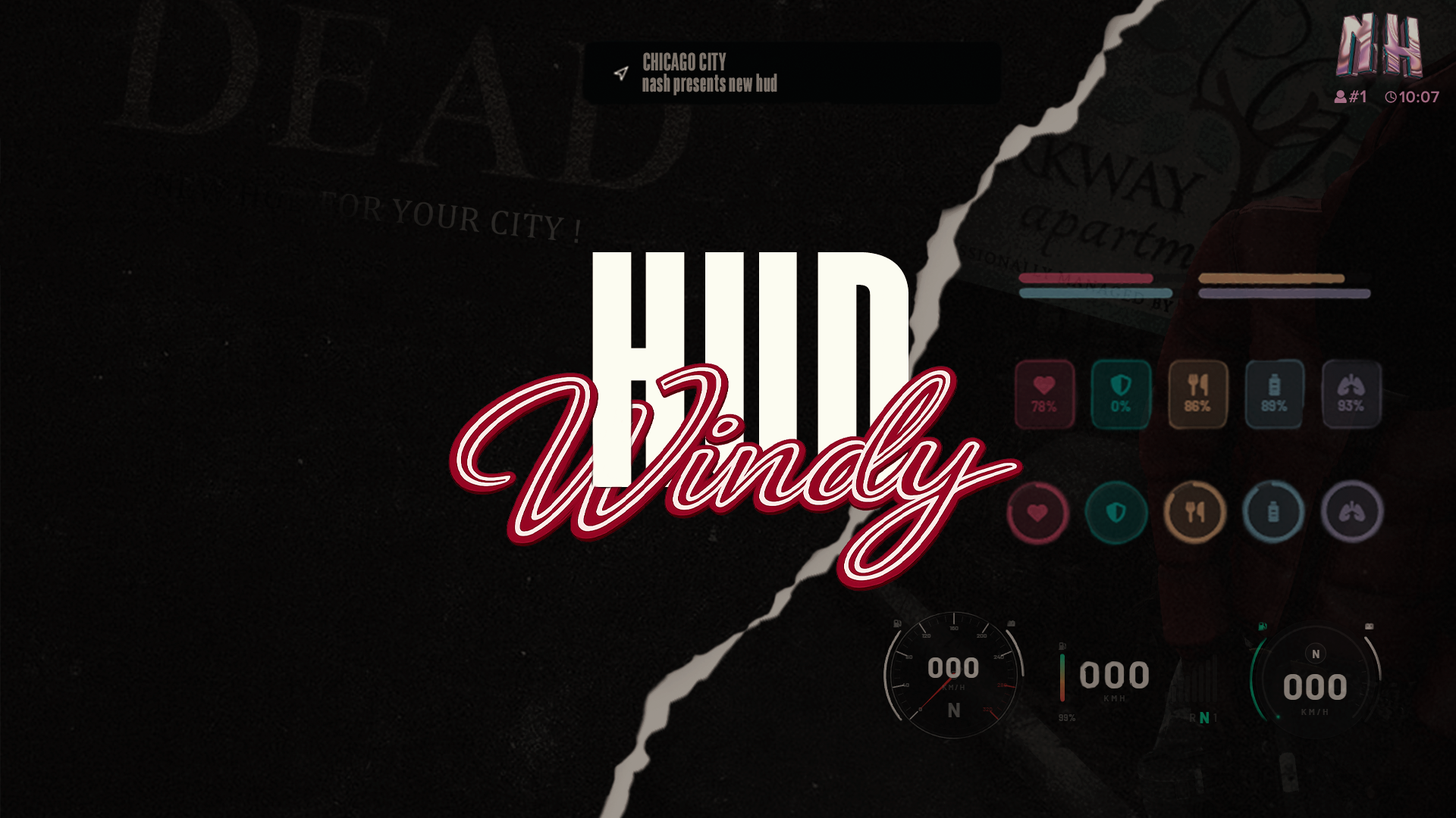 Advanced FiveM Windy-Inspired HUD